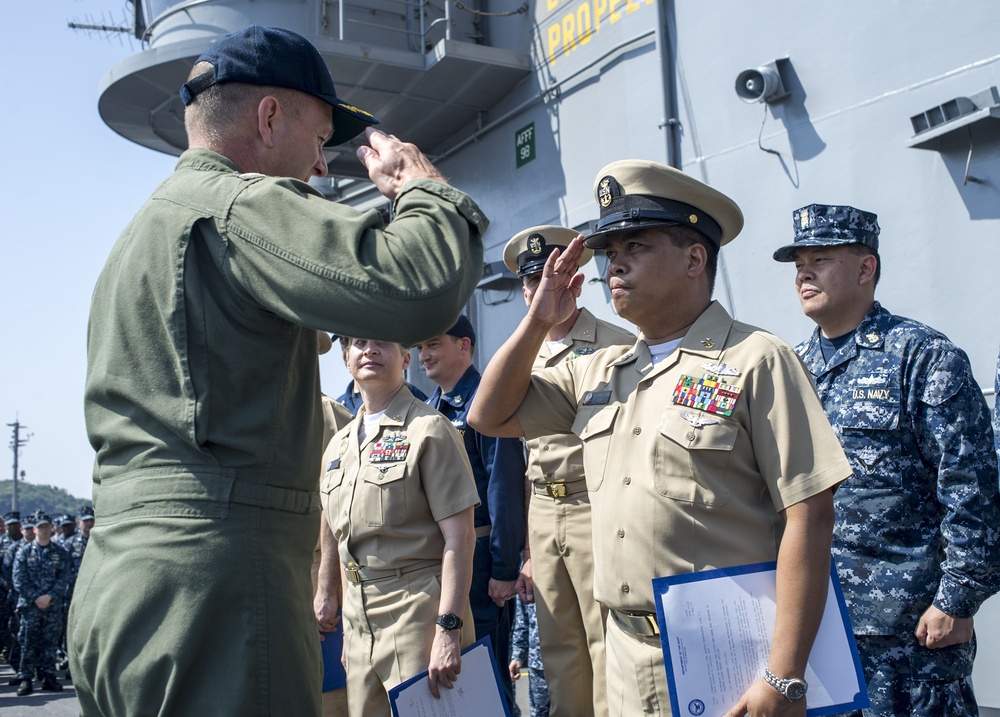 George Washington crew certified ready for sea