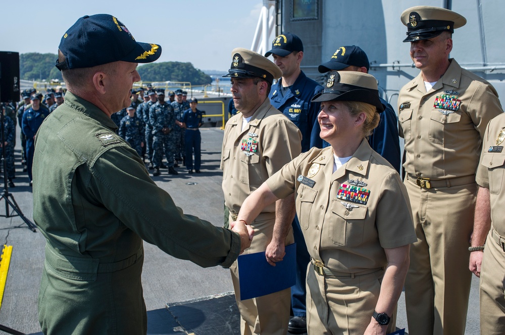 George Washington crew certified ready for sea