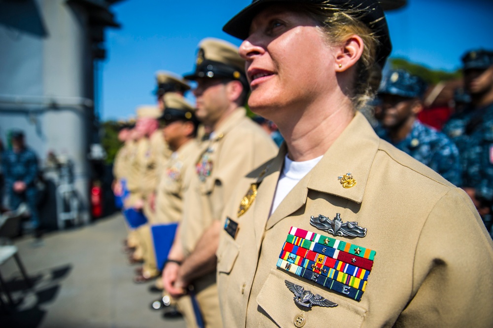 George Washington crew certified ready for sea