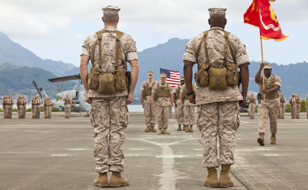 Marine Light Attack Helicopter Squadron 367 Change of Command Ceremony. 2014