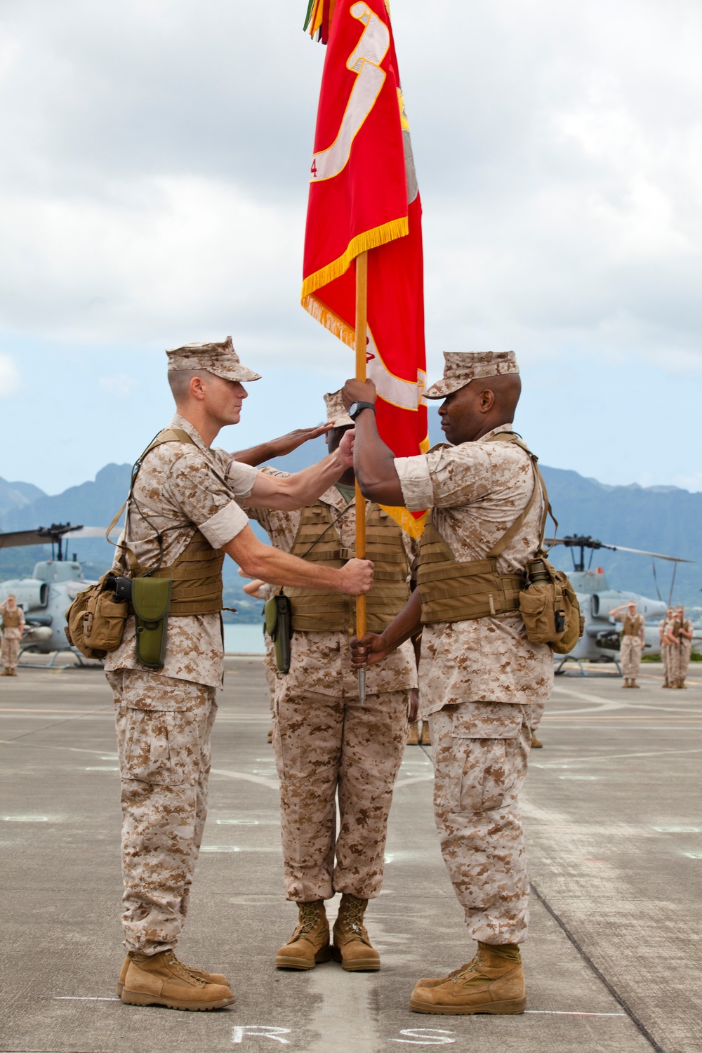 Marine Light Attack Helicopter Squadron 367 Change of Command Ceremony. 2014