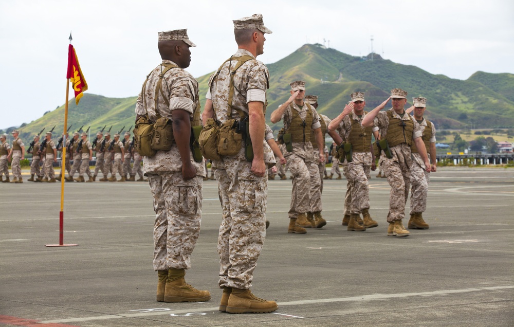 Marine Light Attack Helicopter Squadron 367 Change of Command Ceremony 2014