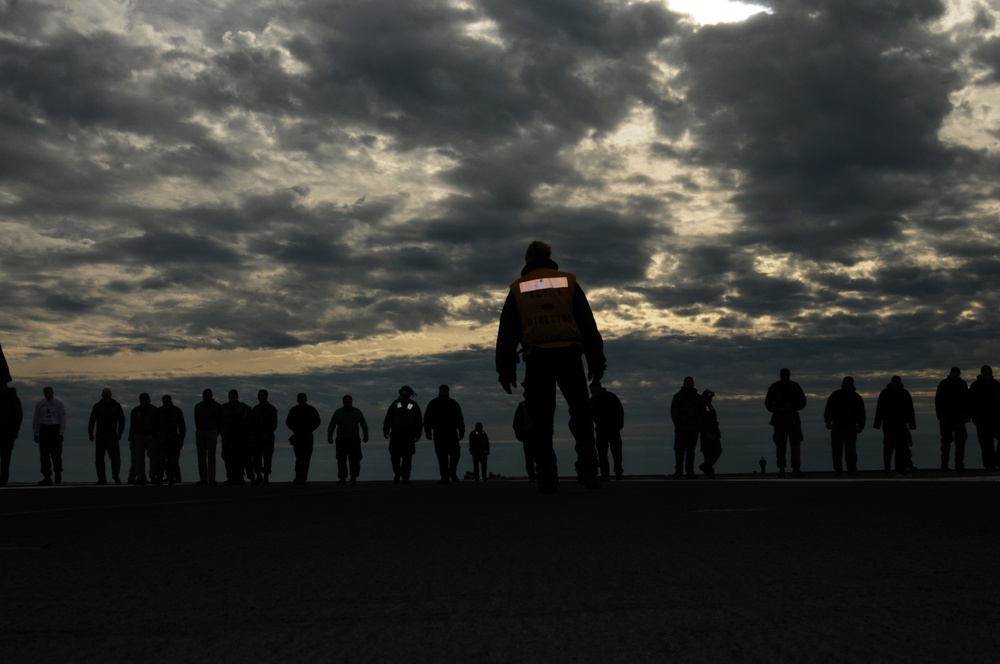 USS Carl Vinson foreign object debris walk-down