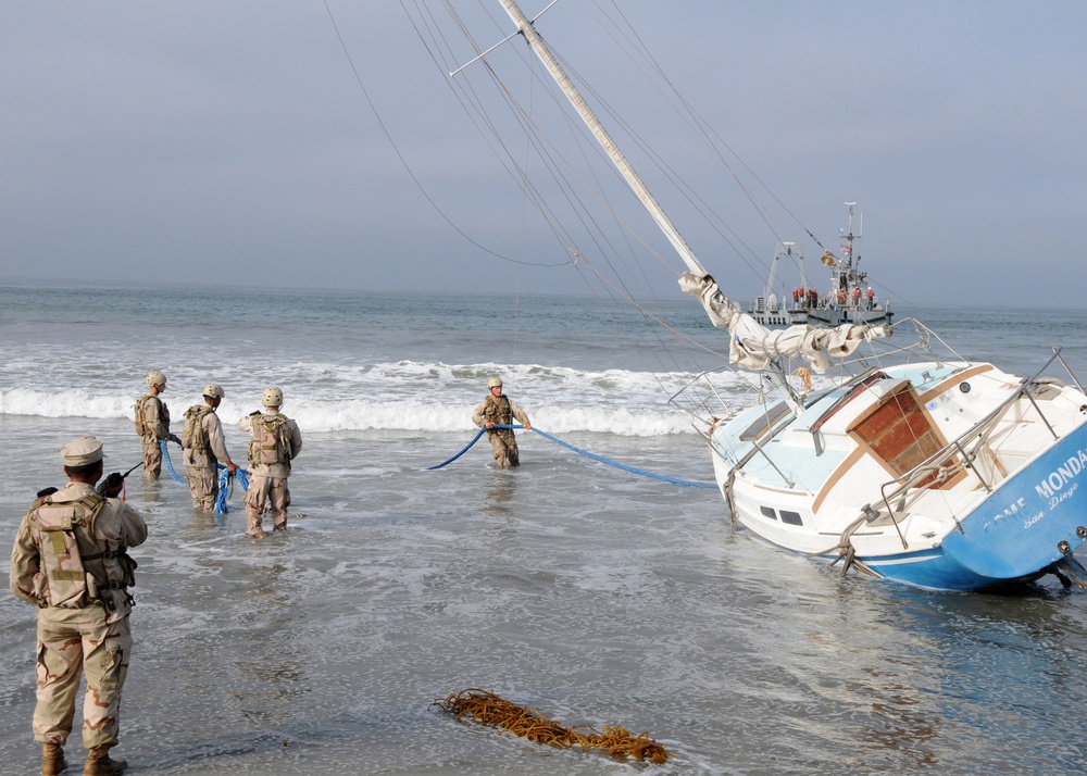 Sailboat salvage