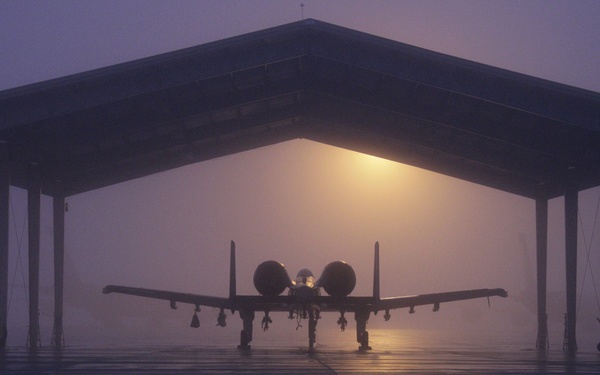 Foggy A-10 morning