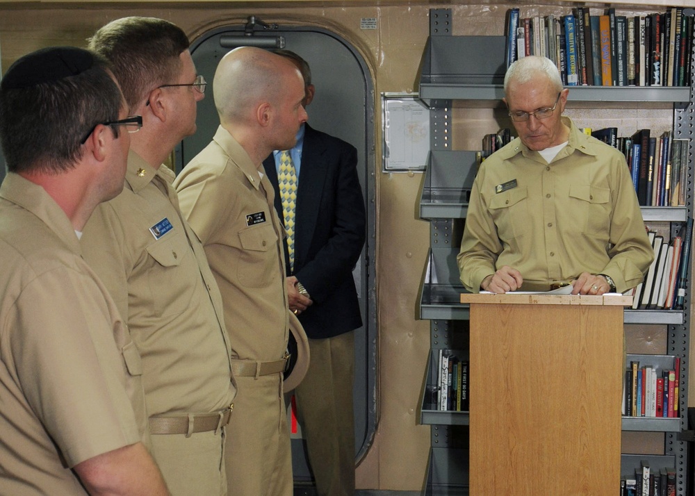 USS George Washington library dedication