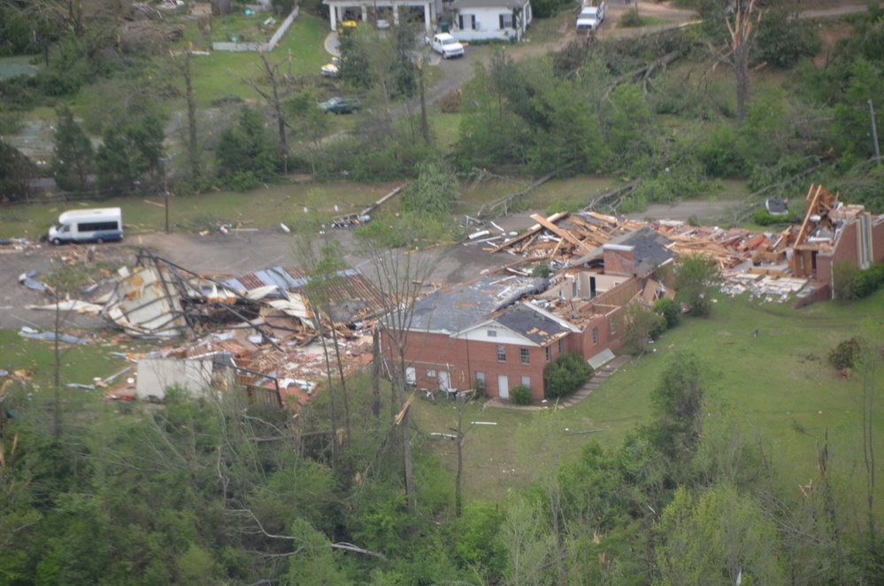 Southern tornadoes