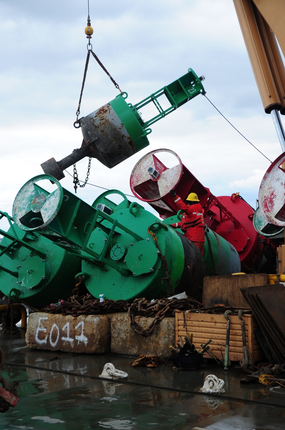 USCGC Bristol Bay buoy operations