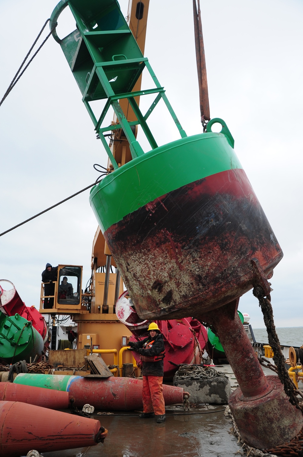 USCGC Bristol Bay buoy operations