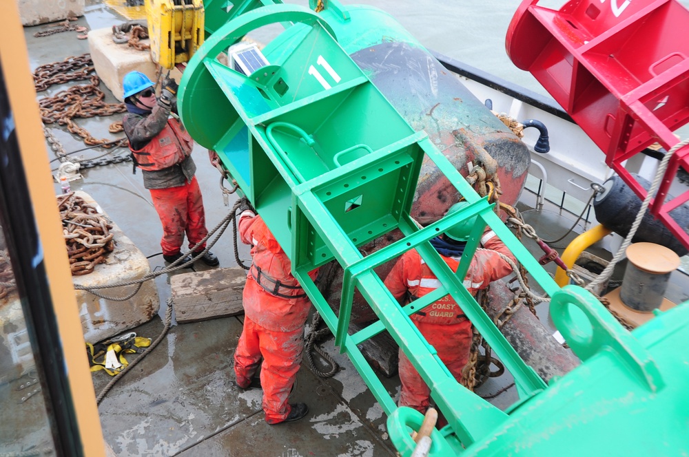 USCGC Bristol Bay buoy operations