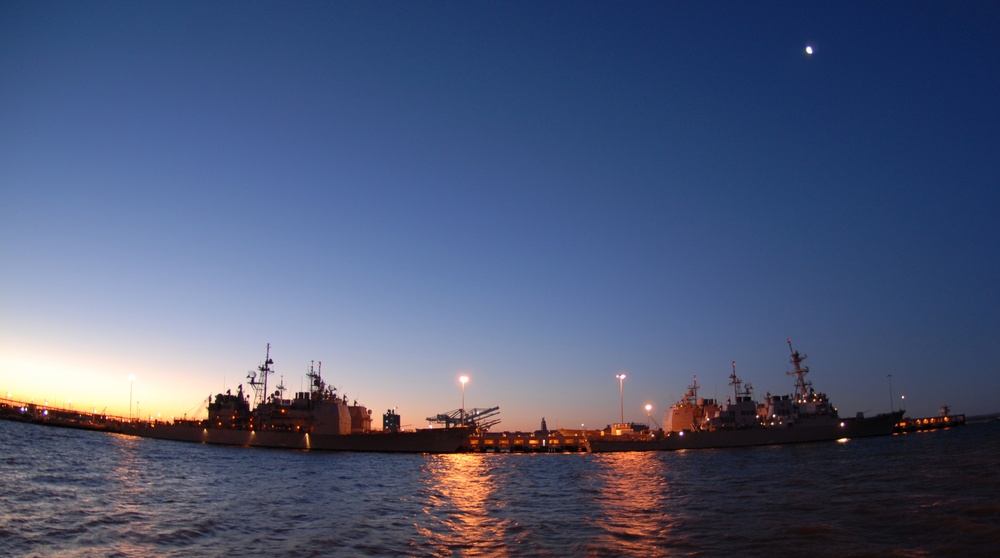 Pier side in Norfolk