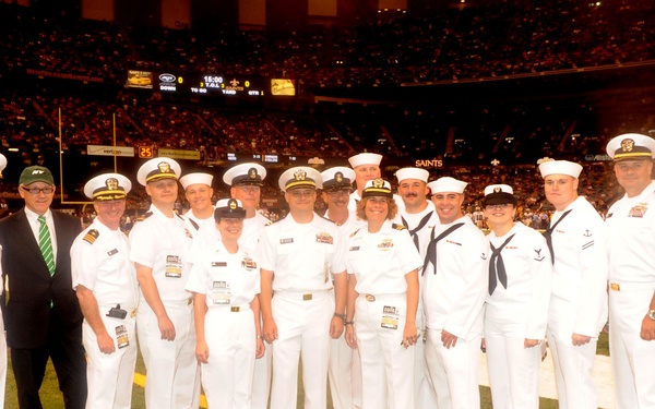 PCU New York crew members at NFL game