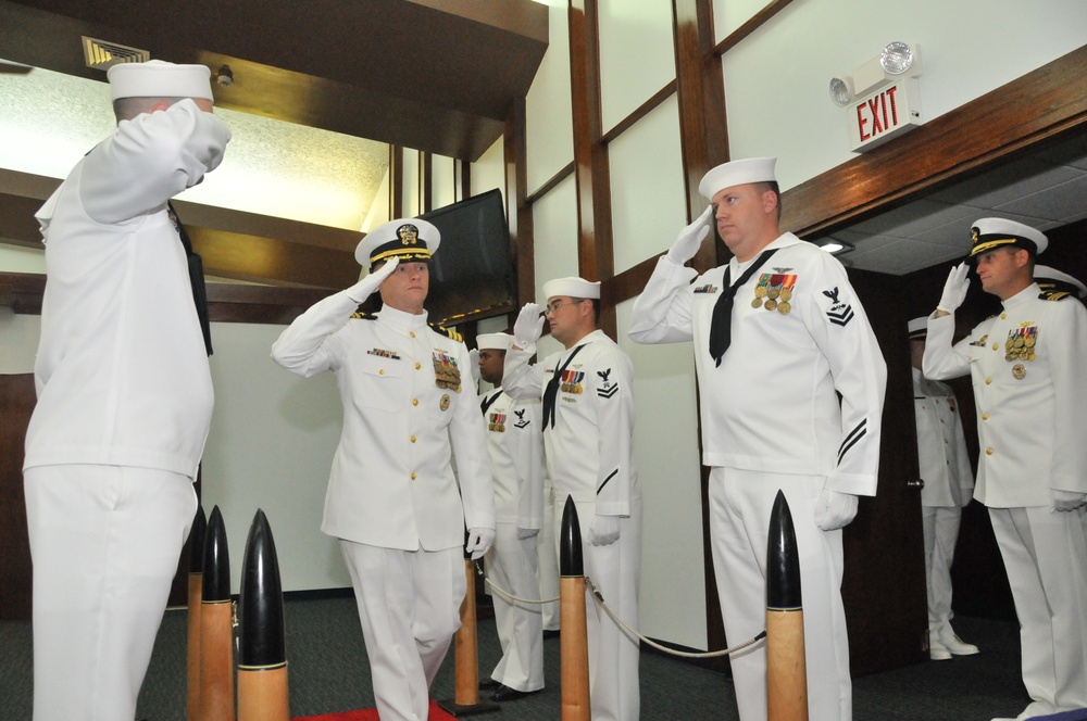 HSC-25 change of command ceremony