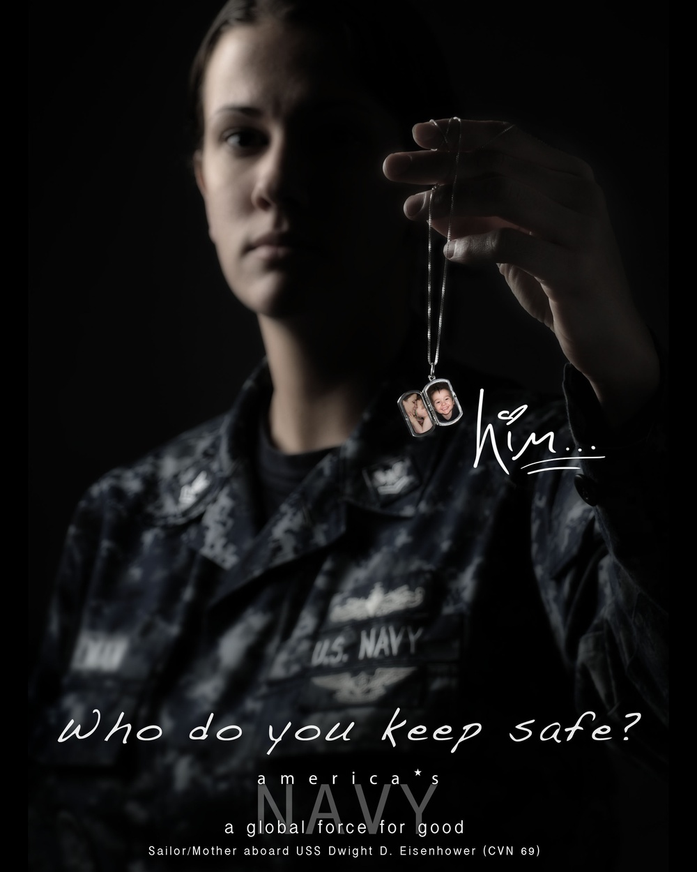 USS Dwight D. Eisenhower 2010 deployment poster