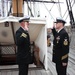 US sailor re-enlists aboard HMS Victory