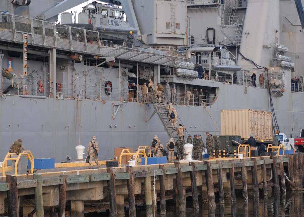 USS Fort McHenry prepares for Haiti response
