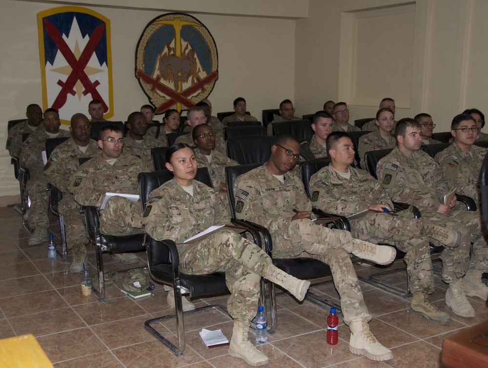 10th Sustainment Brigade Command Supply Discipline Program Seminar