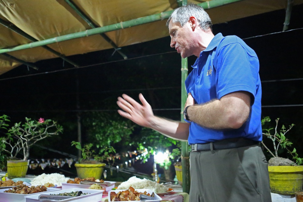 Tamaoyan dinner at barangay captain's house