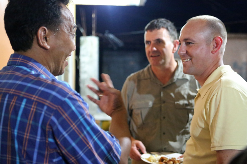 Tamaoyan dinner at barangay captain's house