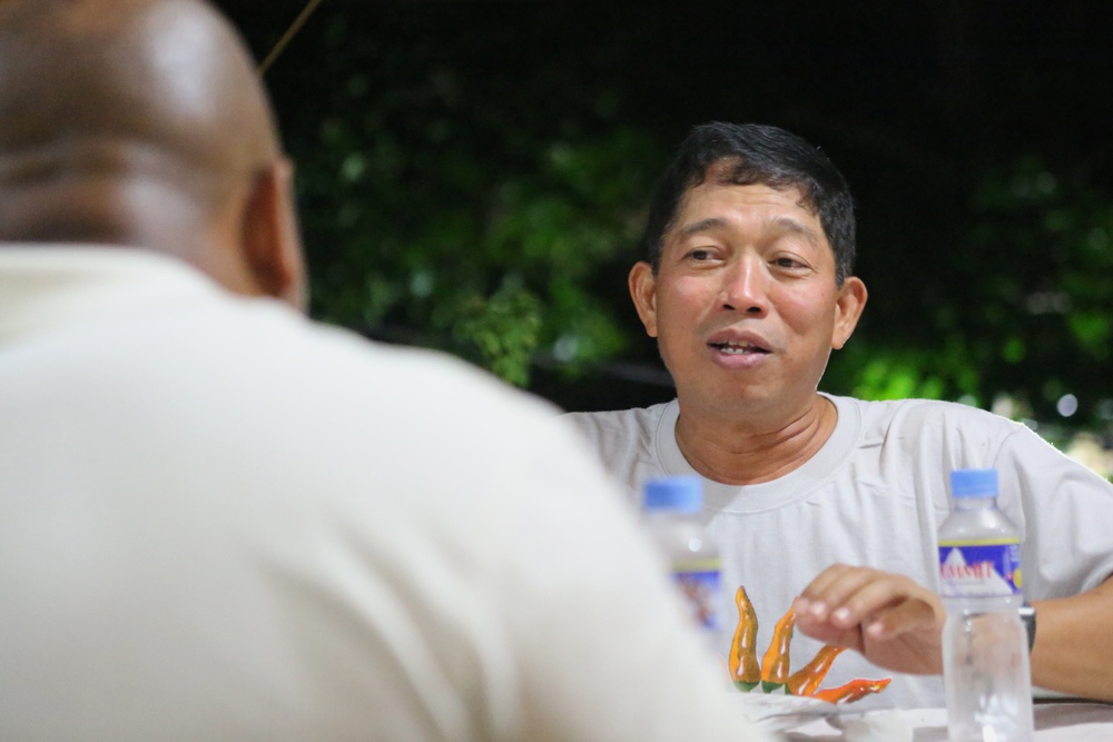 Tamaoyan dinner at barangay captain's house