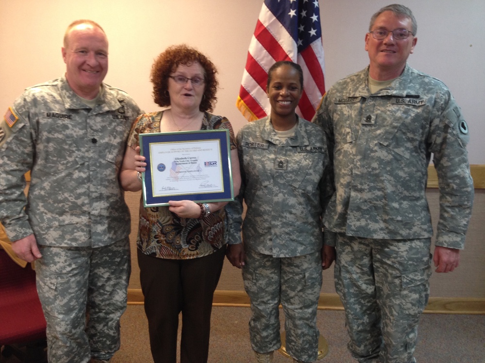 Employers recognized for support of the military