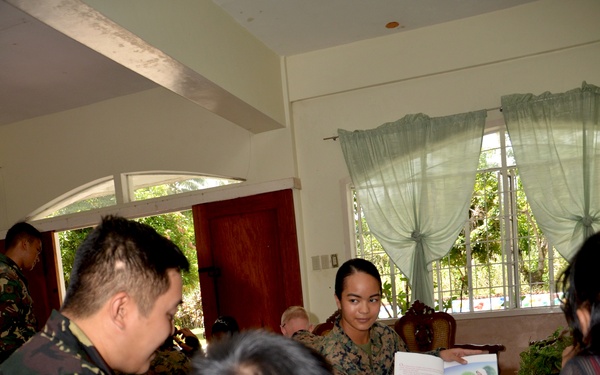 Philippine, US service members, children play together at Children’s Home