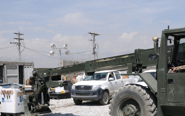 1011th QM Company troops continue retrosort efforts at BAF