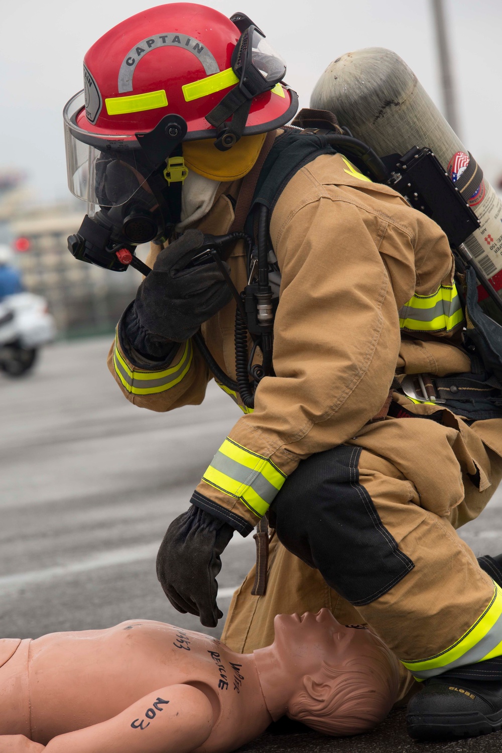 Japan, US first responders train for aircraft mishap