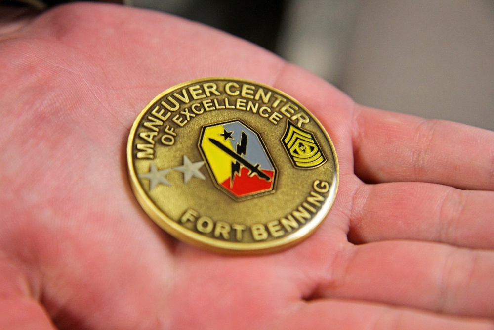 MCoE senior enlisted leader recognizes Sledgehammer Soldiers for excellence