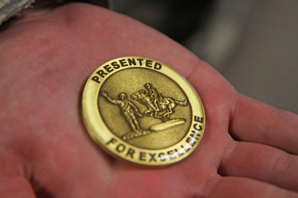 MCoE senior enlisted leader recognizes Sledgehammer Soldiers for excellence
