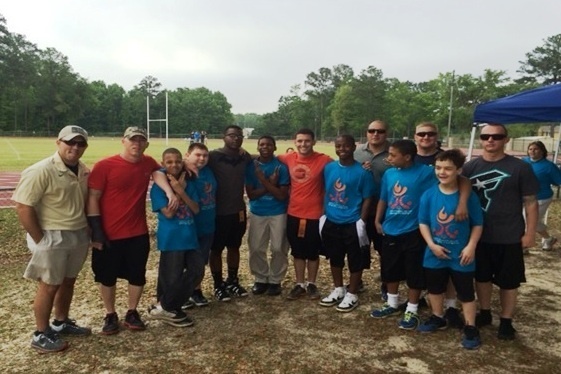 Can do soldiers volunteer at Liberty County Special Olympics