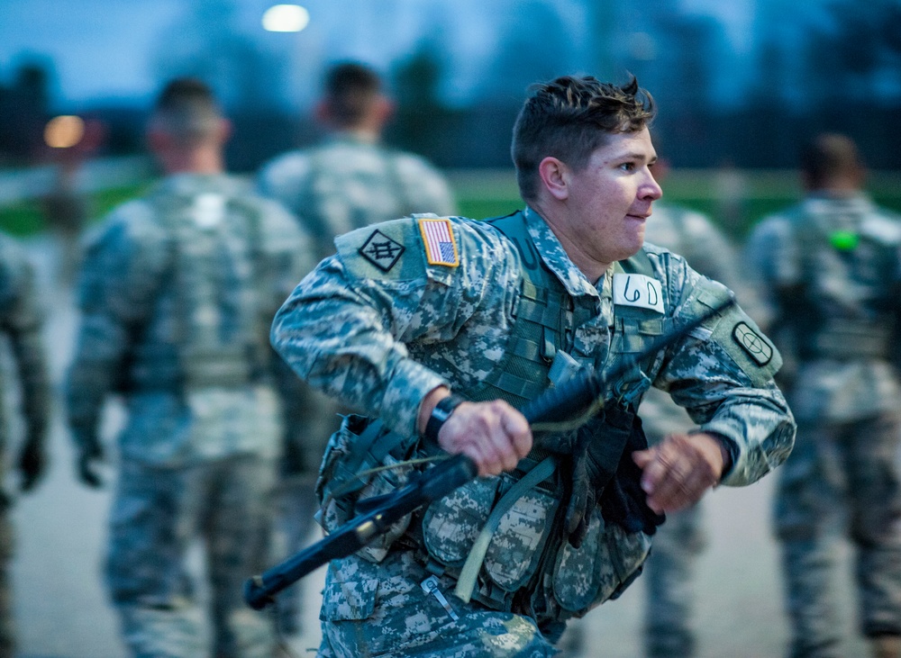 Soldiers kick off Sapper Stakes with a relay physical fitness test