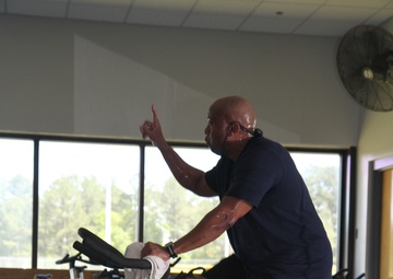 Pedal power: 1st TSC sergeant major leads from the front