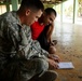 Sgt. Truitt takes time to teach English