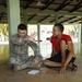 Sgt. Truitt takes time to teach English
