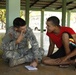 Sgt. Truitt takes time to teach English