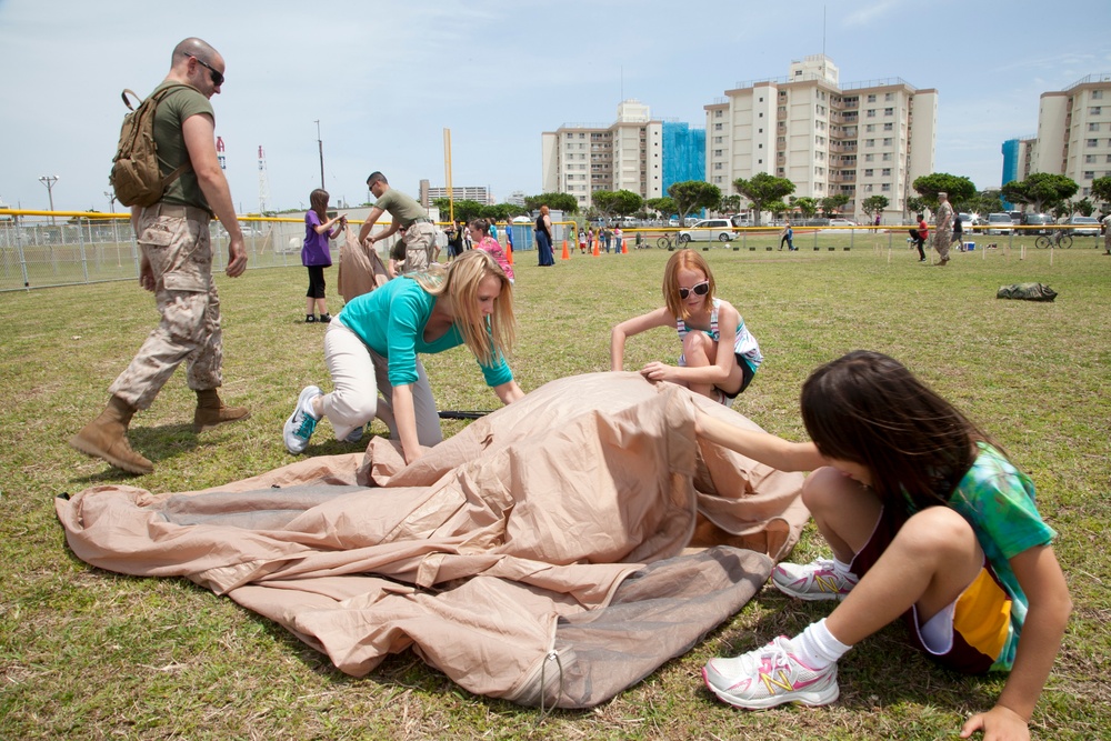 Logistics Marines inspire during Junior Warrior Day