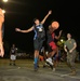 AFP service members, local residents of Barangay Bigaa and U.S. service members participate in a friendship basketball game