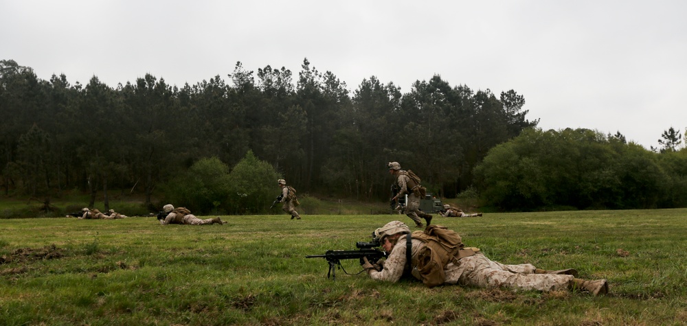 U.S. Marines, Spanish Army train infantry skills together