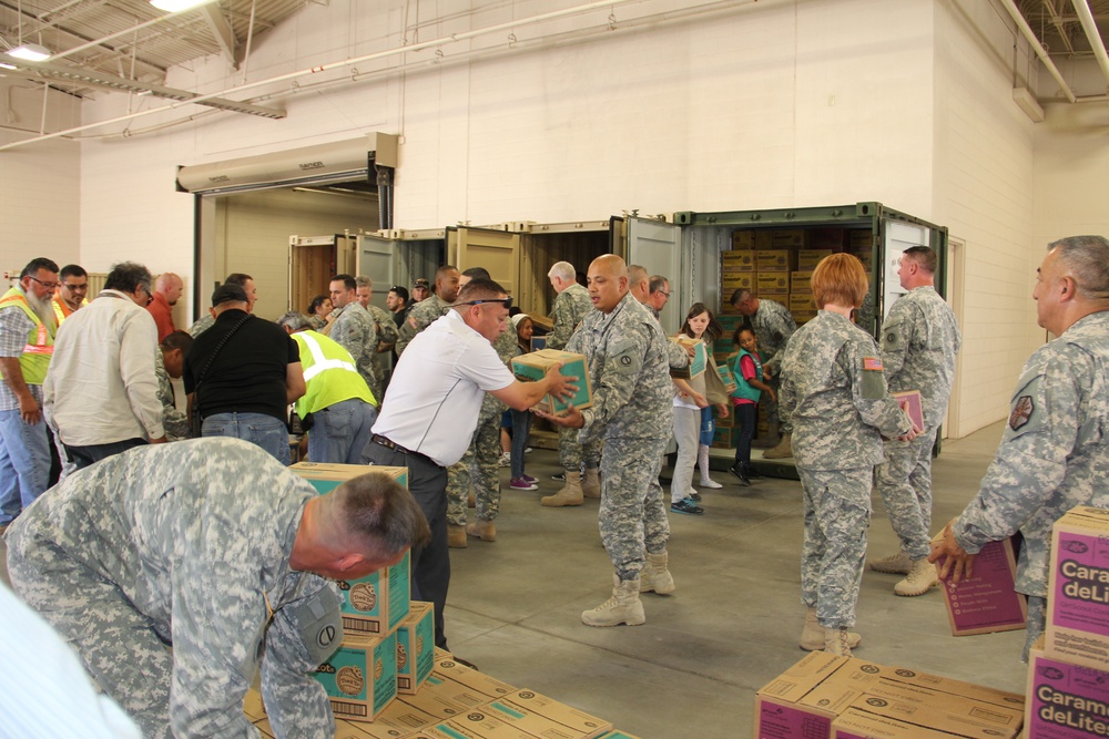 Girl Scouts donate cookies to troops overseas