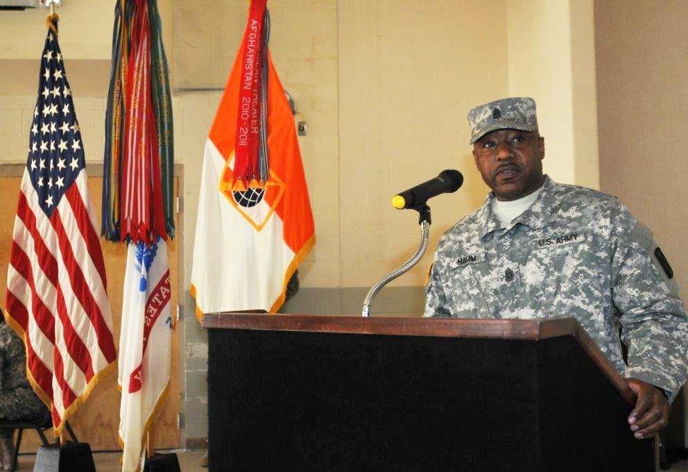 Atlanta native named command sergeant major