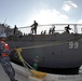 USS Farragut arrives at Mole Pier