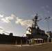 USS Farragut arrives at Mole Pier