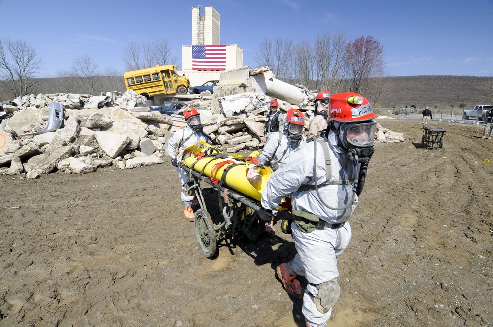 Pa. Emergency Response Forces conduct evaluation exercise at New Indiantown Gap facility