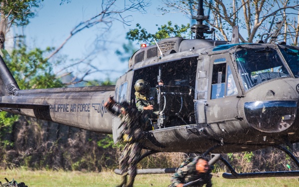 Air assault live fire exercise