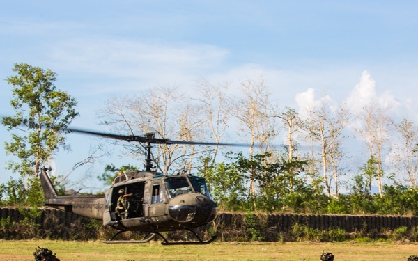 Air assault live fire exercise