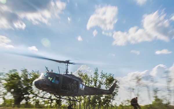Air assault live fire exercise