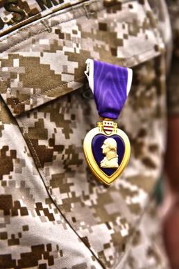 Ohio Marine receives Purple Heart