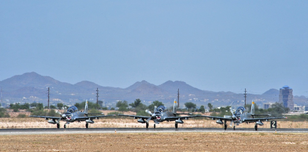 COLAF A-29s prepare for Angel Thunder
