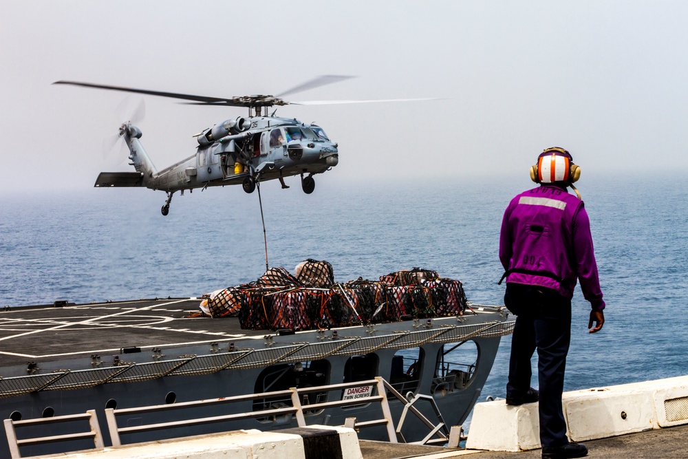 Resupply of USS Mesa Verde